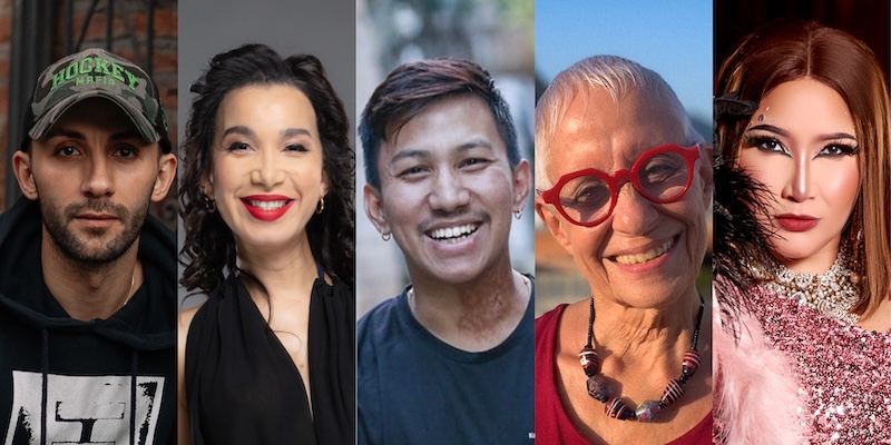 The five awardees of the International Pride Awards 2024