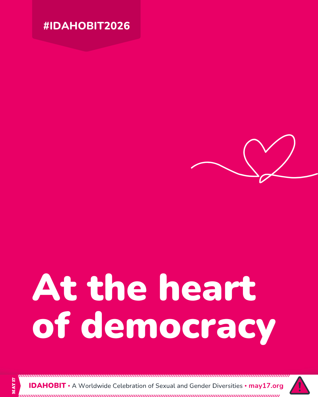 A doodle of a heart with text reading: 
